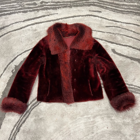 Viaveneto  Lamb  Sherling  reversible, stylish coat🔥 - Picture 7 of 16